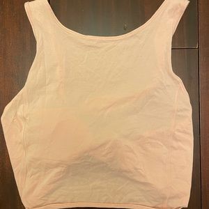 Lululemon crisscross crop tank top